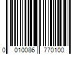 Barcode Image for UPC code 0010086770100