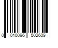 Barcode Image for UPC code 0010096502609