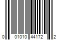 Barcode Image for UPC code 001010441722