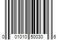 Barcode Image for UPC code 001010500306