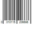 Barcode Image for UPC code 0010115206686