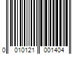 Barcode Image for UPC code 0010121001404