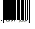 Barcode Image for UPC code 00101231010001