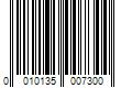 Barcode Image for UPC code 0010135007300