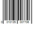 Barcode Image for UPC code 0010135007706