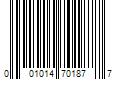 Barcode Image for UPC code 001014701877