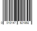 Barcode Image for UPC code 0010147921892