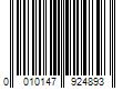 Barcode Image for UPC code 0010147924893