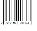 Barcode Image for UPC code 0010155001173