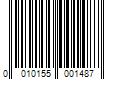 Barcode Image for UPC code 0010155001487