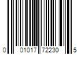 Barcode Image for UPC code 001017722305