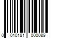 Barcode Image for UPC code 0010181000089