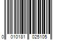 Barcode Image for UPC code 0010181025105