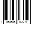 Barcode Image for UPC code 0010181025396