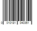 Barcode Image for UPC code 0010181040351