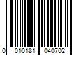 Barcode Image for UPC code 0010181040702