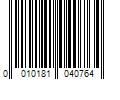 Barcode Image for UPC code 0010181040764