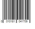 Barcode Image for UPC code 0010181041709