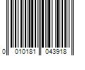 Barcode Image for UPC code 0010181043918