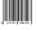 Barcode Image for UPC code 0010181058103