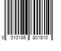 Barcode Image for UPC code 0010186801810