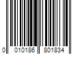 Barcode Image for UPC code 0010186801834