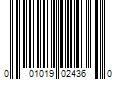 Barcode Image for UPC code 001019024360