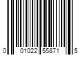 Barcode Image for UPC code 001022558715