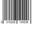 Barcode Image for UPC code 0010228104206