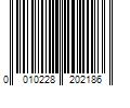 Barcode Image for UPC code 0010228202186