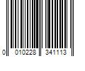 Barcode Image for UPC code 0010228341113