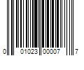 Barcode Image for UPC code 001023000077