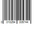 Barcode Image for UPC code 0010254005744