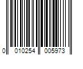 Barcode Image for UPC code 0010254005973