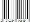 Barcode Image for UPC code 0010254006864