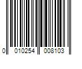 Barcode Image for UPC code 0010254008103