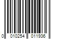 Barcode Image for UPC code 0010254011936