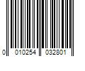 Barcode Image for UPC code 0010254032801. Product Name: RELIABILT 3-1/2-in W x 15-in H Stainless Steel Push Plate | 32820SSBLG