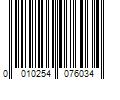 Barcode Image for UPC code 0010254076034