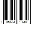 Barcode Image for UPC code 0010254106403