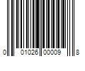 Barcode Image for UPC code 001026000098