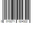 Barcode Image for UPC code 0010271024322