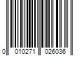 Barcode Image for UPC code 0010271026036