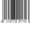 Barcode Image for UPC code 0010273001703