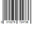 Barcode Image for UPC code 0010279724736