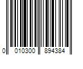 Barcode Image for UPC code 0010300894384