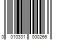 Barcode Image for UPC code 0010331000266