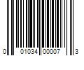 Barcode Image for UPC code 001034000073