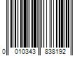 Barcode Image for UPC code 0010343838192