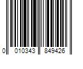 Barcode Image for UPC code 0010343849426